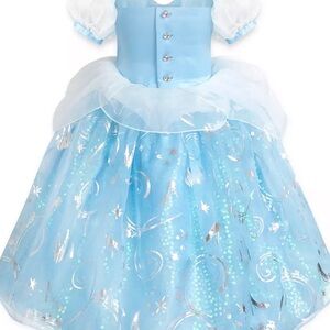 Disney Sparkling Blue and Silver Princess Dress